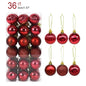 1box Christmas Balls Christmas Tree Ornaments Ball Xmas Hanging Tree Pendants Home Party Decor 2023 New Year Gift Noel Navidad