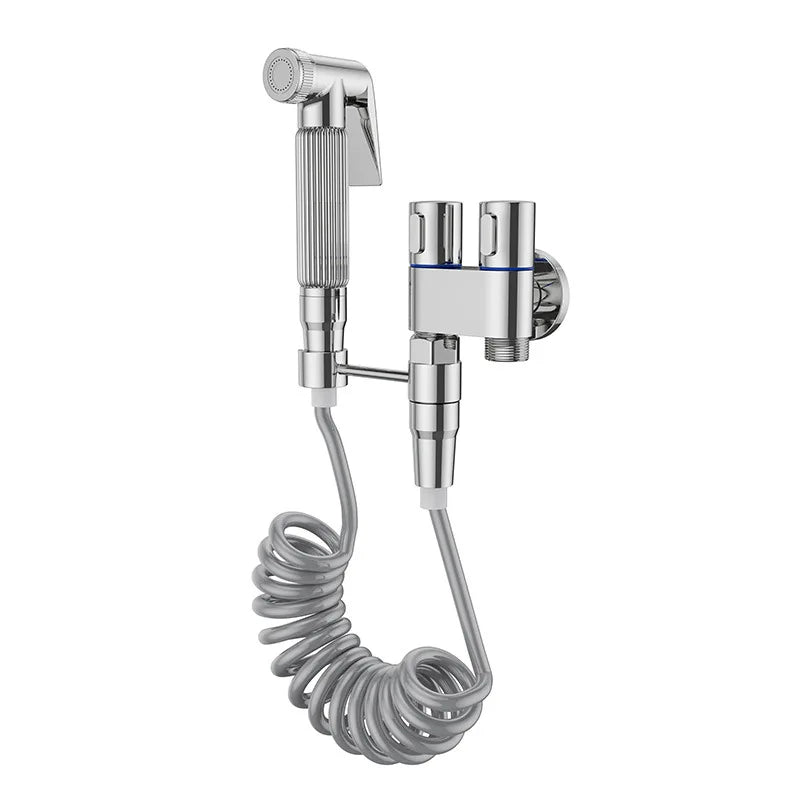 DecorBites™ Brass Bidet Set with High Pressure Gun for Wall Mounted Toilets