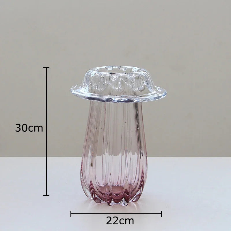 DecorBites™ Glass Vase Hydroponics Table Decoration Flowers Arrangement Room Decor