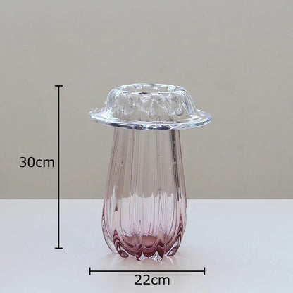DecorBites™ Glass Vase Hydroponics Table Decoration Flowers Arrangement Room Decor