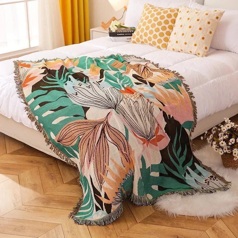 Gothic Cotton Tapestry Blanket