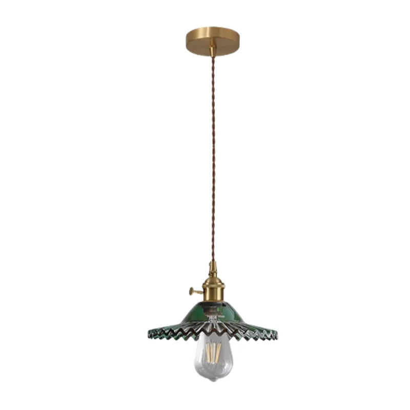 Green Minimalist Pendant Light