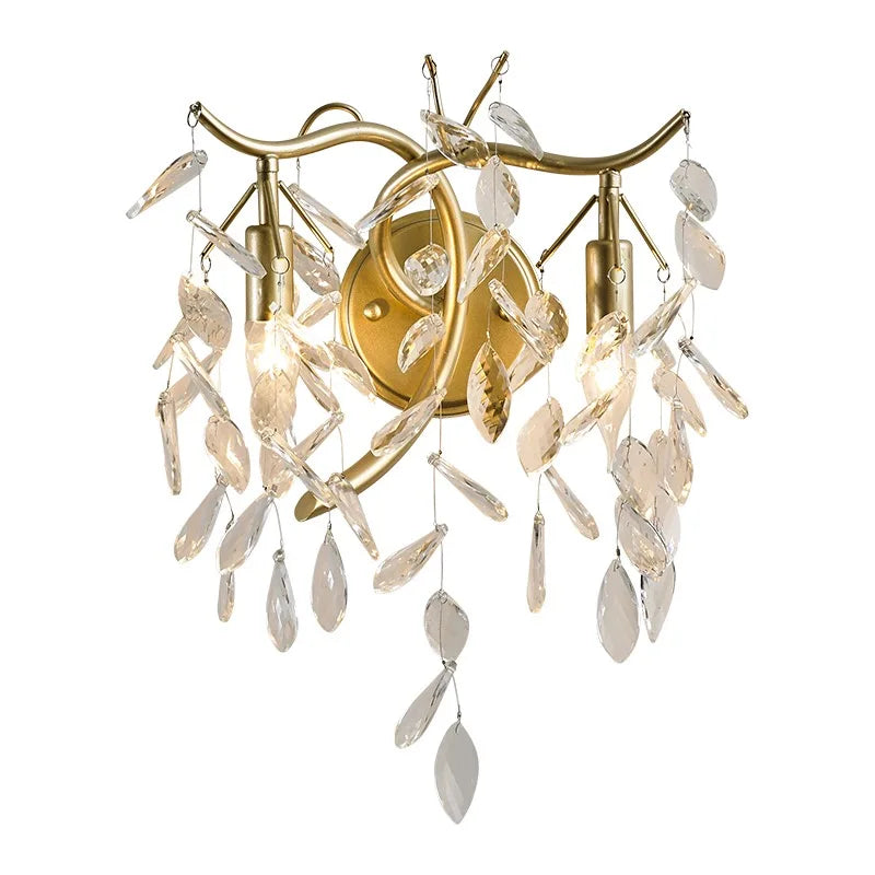 Gold Crystal Ceiling Chandelier 13-Head Premium