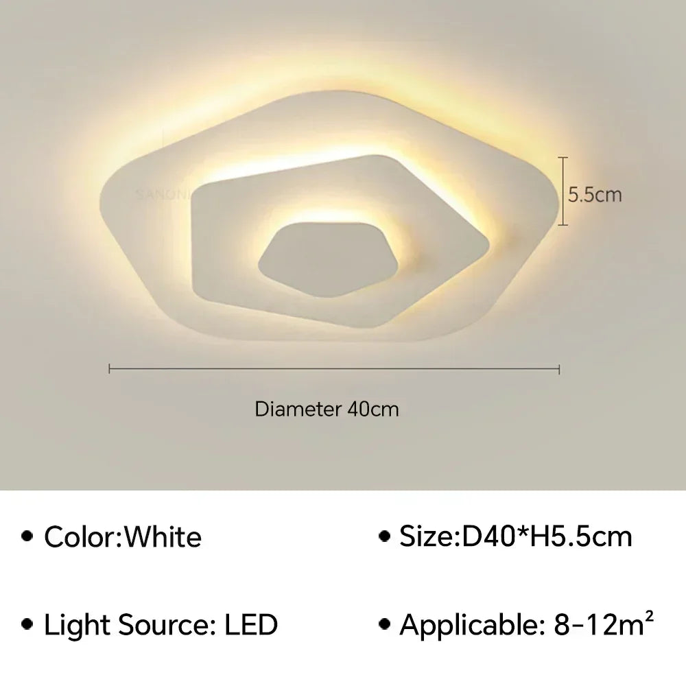 Lámpara de techo LED DecorBites™ para la decoración de la sala de estar o el dormitorio