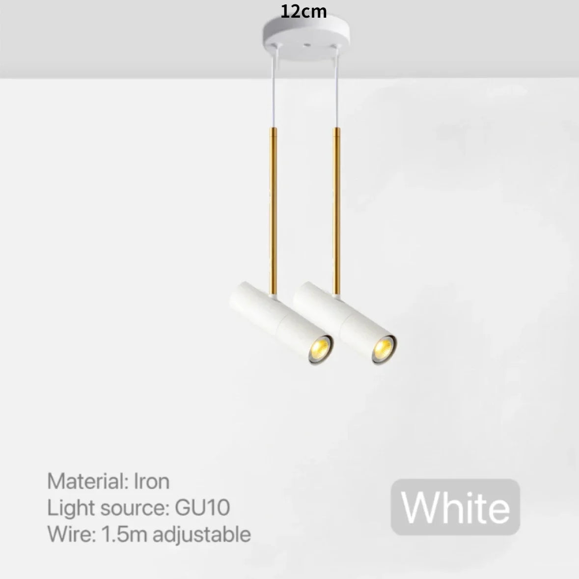 Rotatable Metal Spotlight Pendant Light