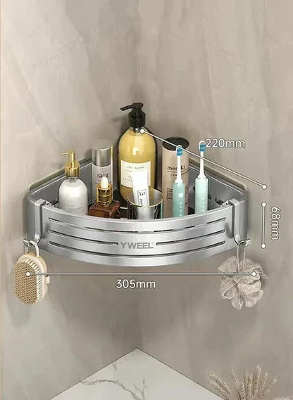 DecorBites™ Corner Shelf Organizer - Bathroom & Kitchen Storage Solution