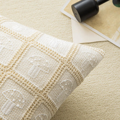 Funda de cojín DecorBites™ con estampado geométrico a cuadros: Funda de cojín decorativa de estilo nórdico