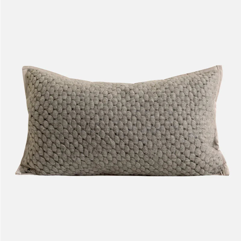 DecorBites™ Light Grey Coffee Texture Pillow Covers - Modern Simplicity Cushion Cover for Home