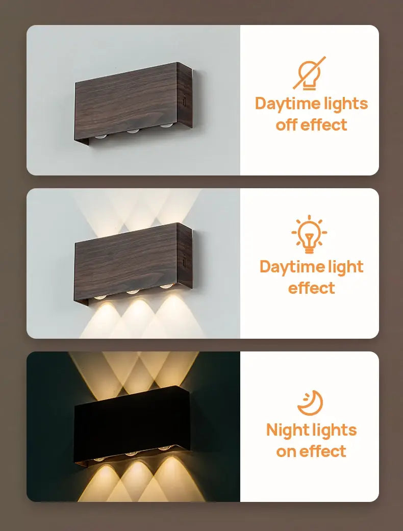 DecorBites™ Led Wall Sconce Battery Operated