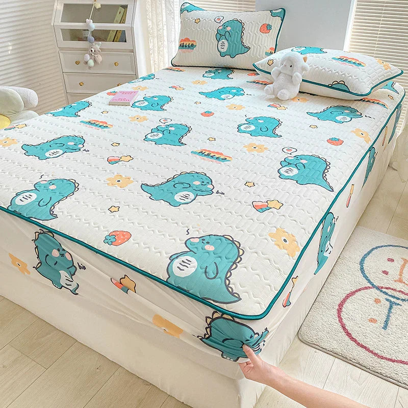 Decorbites™ Latex-Kühlende Matratzenauflage & Bezugsset - Sommer-Kühlung Bettpad