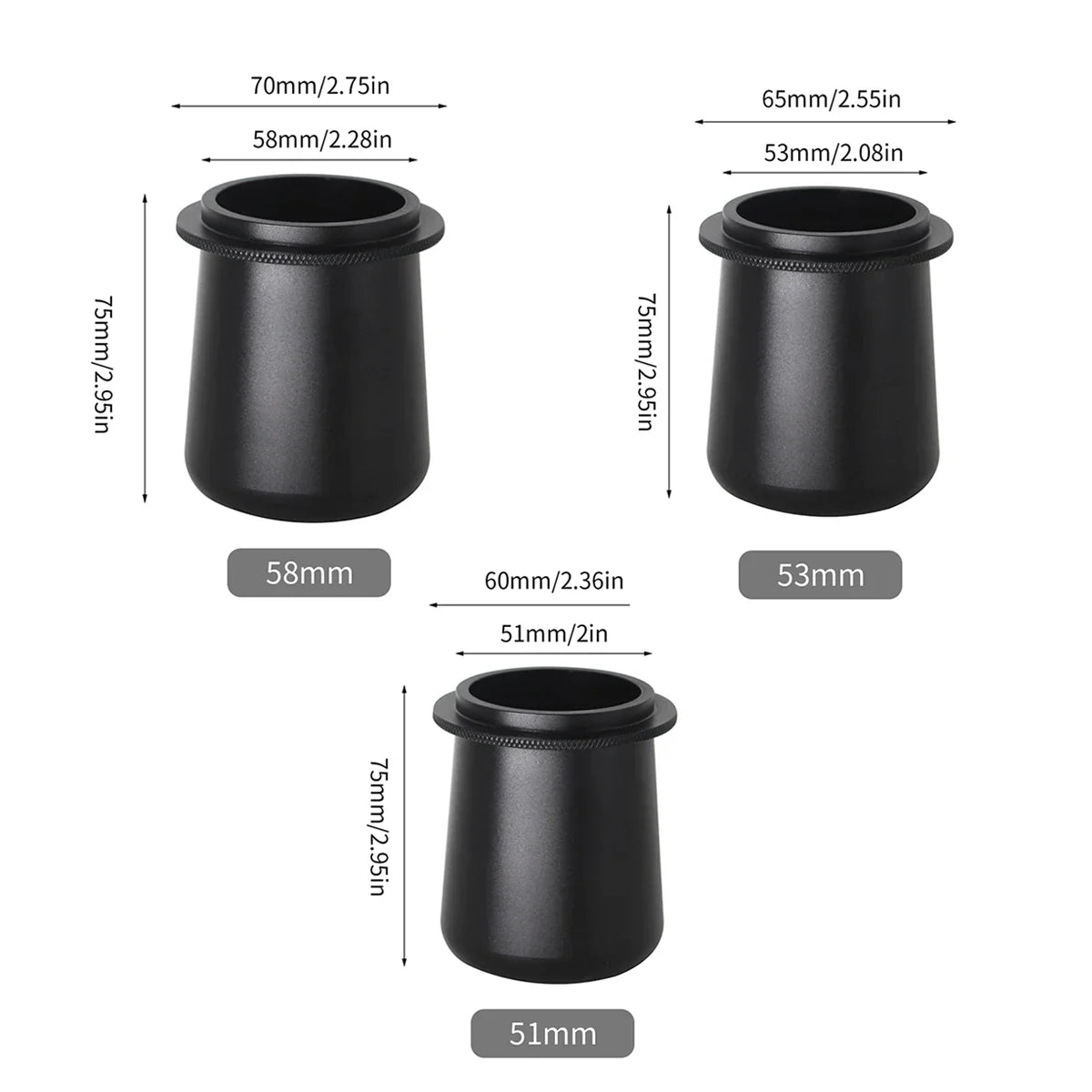 Taza Dosificadora para la Máquina de Espresso Decorbites™ para el Filtro de Portafiltro - Herramienta para Baristas