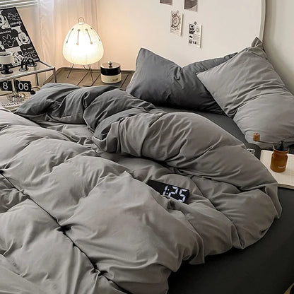 طقم غطاء لحاف قطني من DecorBites™ مع أربطة زاوية