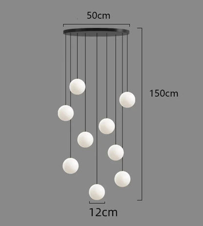 DecorBites™ LED Ceiling Lamp Chandelier: Modern Decorative Lighting for Bedroom and Dining Room