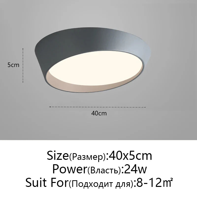 Decorbites™ Lámpara de Techo LED: Luminaria Moderna para Dormitorio