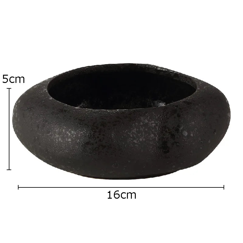 DecorBites™ Lotus Seedpod Ceramic Vase Artificial Flower Pot Modern Desk Decor