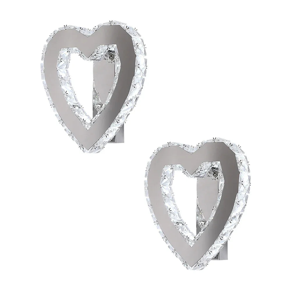 DecorBites™ Crystal Led Wall Sconce | Modern Minimalist Living Room Lighting