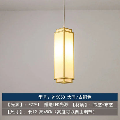 DecorBites™ Chinoiserie Retro Chandelier: Study Bedroom Dining Room Industrial Lighting