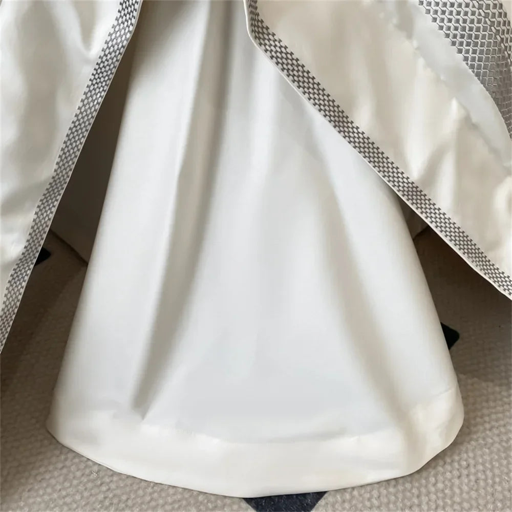 DecorBites™ 1000TC Egyptian Cotton Embroidered Bedding Set, Queen King Size Duvet Cover Set