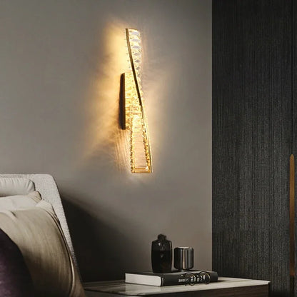 Lámpara de pared LED de cristal DecorBites™ para una iluminación de lujo en dormitorios y salas de estar