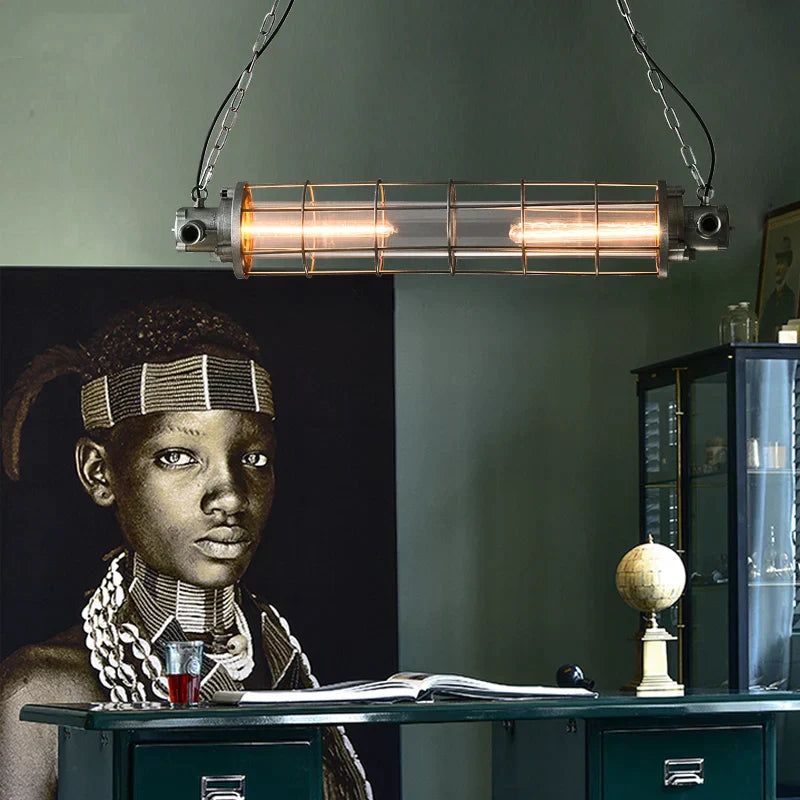 DecorBites™ Industrial Chandelier for Loft Bar Cafe Retro Decor