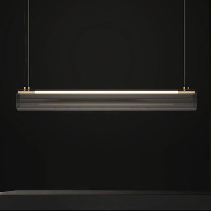 Lámparas colgantes LED de tubo largo DecorBites™: Iluminación elegante para el hogar, restaurantes y bares.