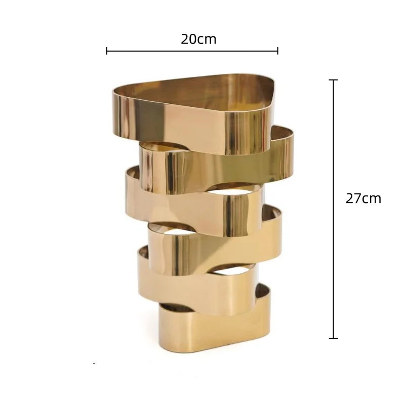 مزهرية هندسية من DecorBites™ لتنسيقات الزهور الإبداعية