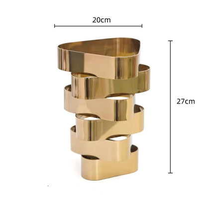 مزهرية هندسية من DecorBites™ لتنسيقات الزهور الإبداعية