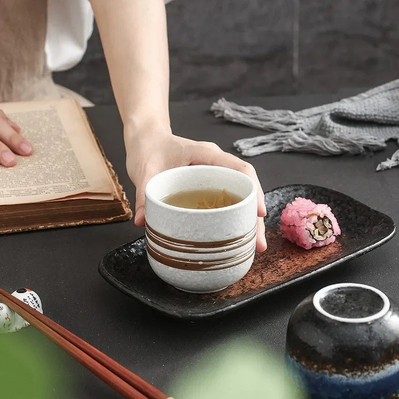DecorBites™ Japanese Ceramic Coffee Tea Cup Porcelain Drinkware Mug - Wholesale