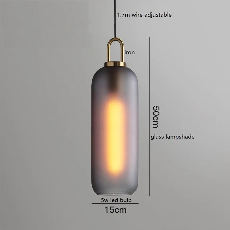 Lámpara colgante LED DecorBites™ con bola de cristal: Lámparas colgantes modernas para el hogar, restaurantes y cafeterías.