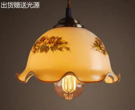 ديكوربايتس™ مصابيح معلقة زجاجية زرقاء لغرفة النوم وغرفة الطعام وغرفة المعيشة