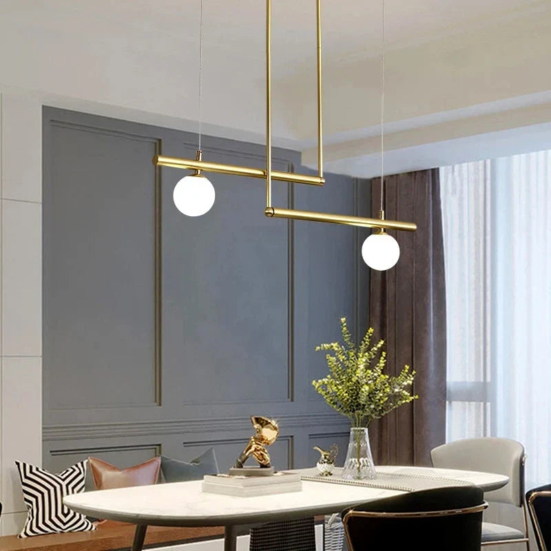 Modern Linear Hanging Chandelier