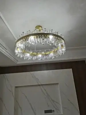 DecorBites™ Modern Crystal Chandelier Lighting for Dining Room