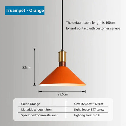 DecorBites™ Industrial Loft Pendant Lamps Iron Chandeliers for Home, Restaurant & Living Room