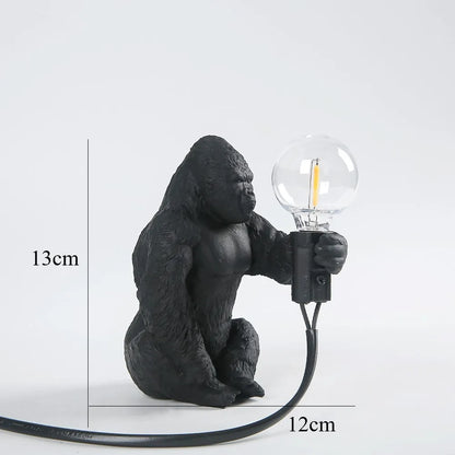 DecorBites™ Gorilla Night Light Indoor Decor Resin Small Lamp