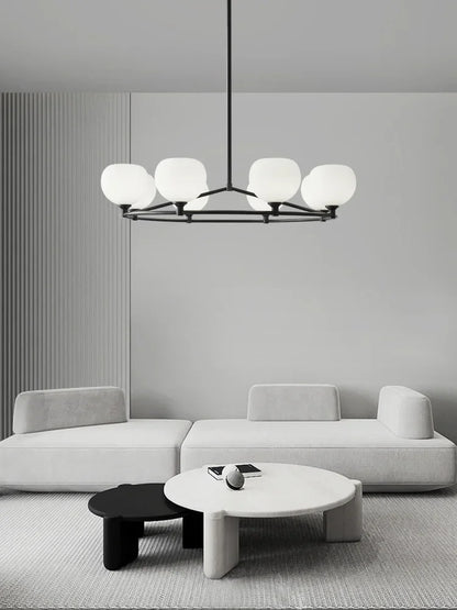 ثريا ديكوربايتس™ النحاسية والزجاجية: إضاءة أنيقة معلقة لغرفة المعيشة، وغرفة النوم، وغرفة الطعام