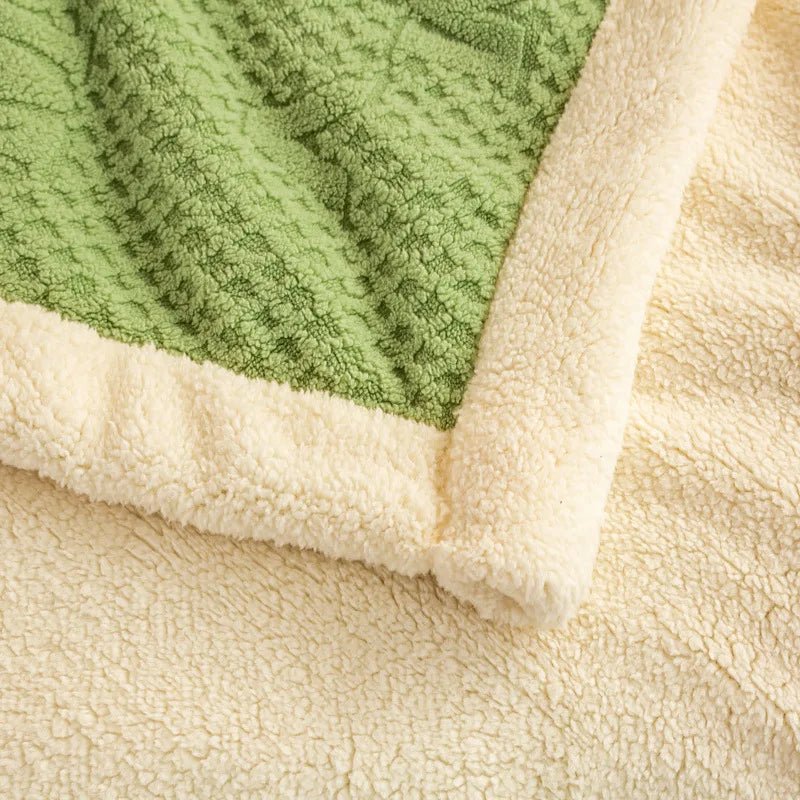 Manta de dormir de terciopelo DecorBites™ Cozy Warmth para otoño