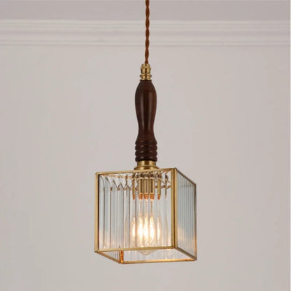 Decorbites™ Glas-LED-Pendantleuchte: Japanisches Vintage-Kupfer-Hängeleuchte für die Heimdekoration