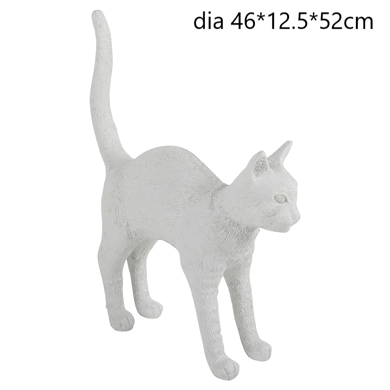 DecorBites™ Black Cat Resin Table Lamp for Bedroom Office Dining Room