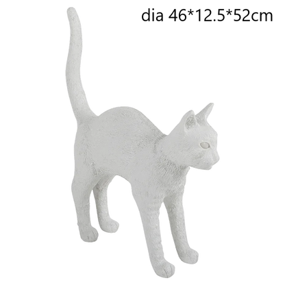 DecorBites™ Black Cat Resin Table Lamp for Bedroom Office Dining Room