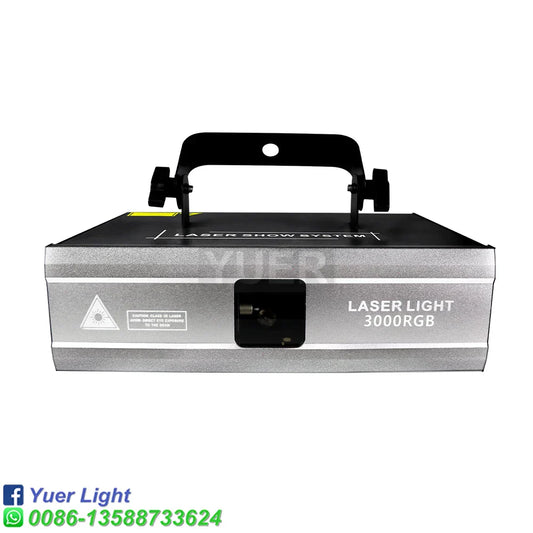 Proyector de luz láser 3D DecorBites™ con diseño de dibujos animados: Luces RGB para DJ, fiestas, discotecas, KTV, bares y escenarios.