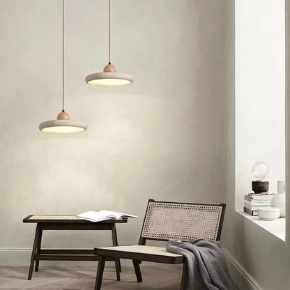 Nordic Travertine Stone Pendant Light