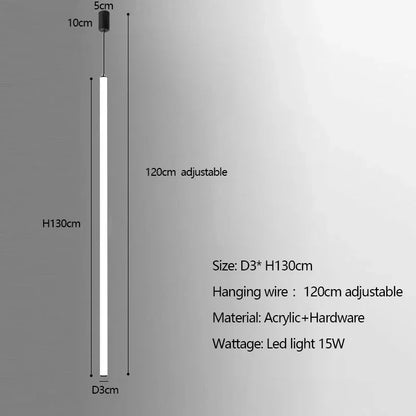 Lámparas colgantes acrílicas para escaleras, ideales para la decoración de villas modernas - Lámpara de araña LED DecorBites™ para lofts dúplex