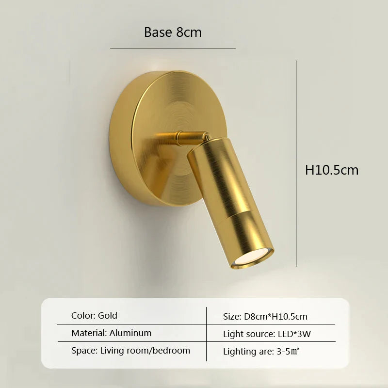 DecorBites™ LED Wall Lamp Adjustable Rotation 5W Spotlight