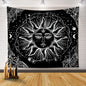 Decobites Sun Moon Mandala Fabric Poster Tapestry - Home Wall Hanging, Room Decor & Psychedelic Art