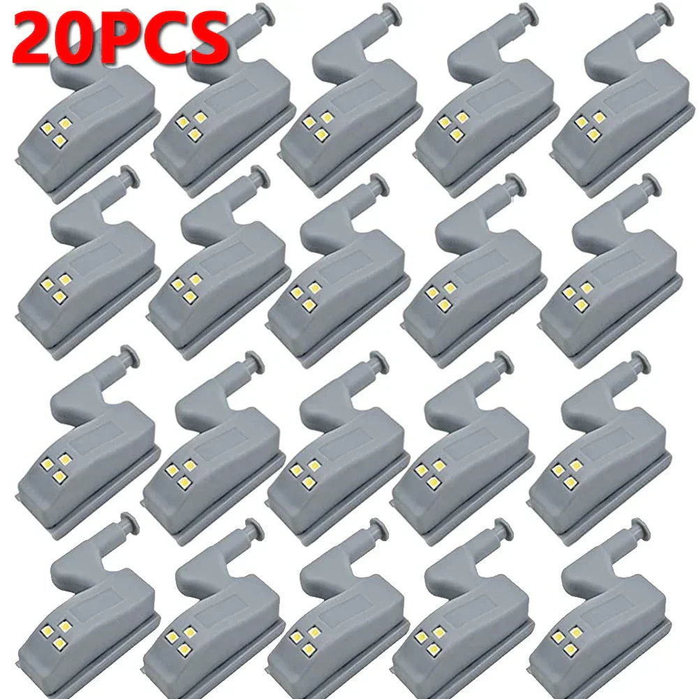 DecorBites™ LED Hinge Sensor Lights for Cabinet Wardrobe Kitchen Closet Bedroom
