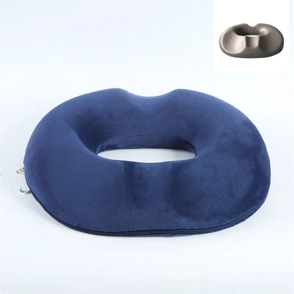 Decobites Hemorrhoid Prostate Health Seat Cushion: Removable Bamboo Charcoal Core Butt Cushion