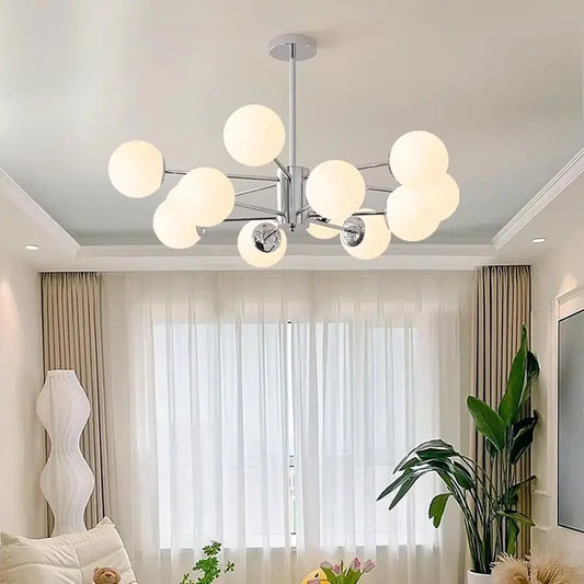 Lámpara de techo LED con bola de cristal DecorBites™ para salón y dormitorio modernos