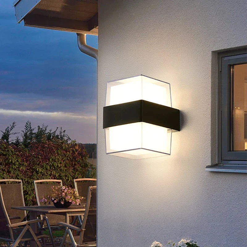 Aplique de pared LED DecorBites™ para decoración del hogar y el jardín, luminaria impermeable para escaleras