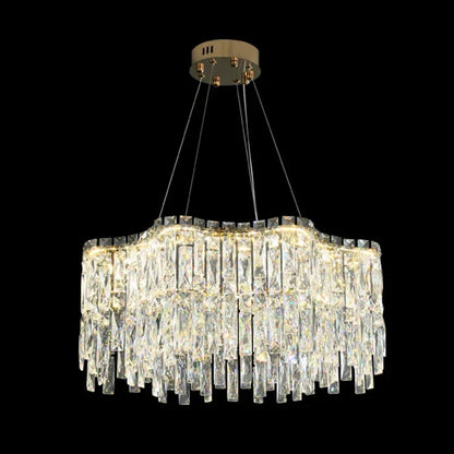 DecorBites™ Crystal Chandelier: Luxury Bedroom & Living Room Lighting