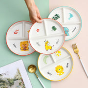 Ceramic Cartoon Divider Plate